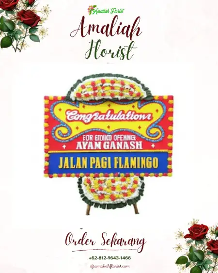 Sewa Papan Bunga Gedung Pernikahan Gunung Putri